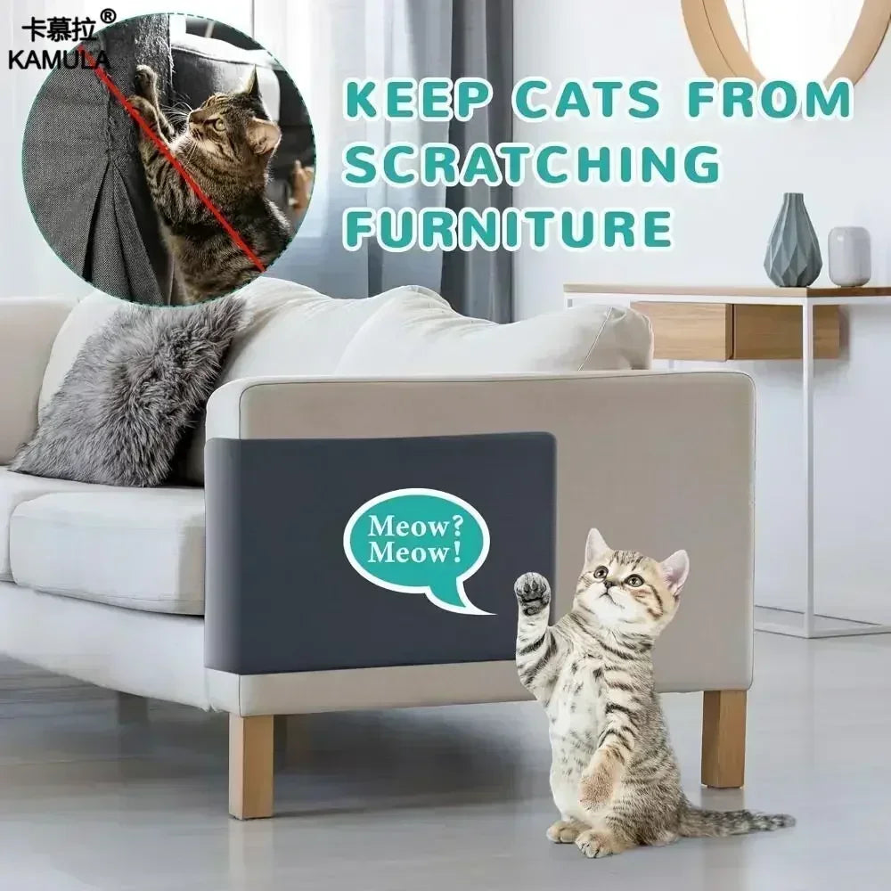 Protector Autoadhesivo para Arañazos de Gatos — Sofás y Muebles