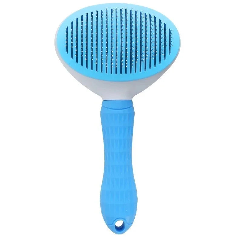 Cepillo Autolimpiable para Perros y Gatos — Desenredado y Eliminación de Pelo