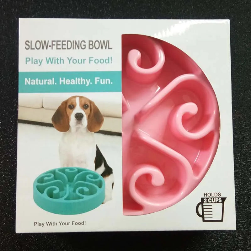 Cuenco Slow Feeder para Perros — Comedero Antiahogo con Laberinto