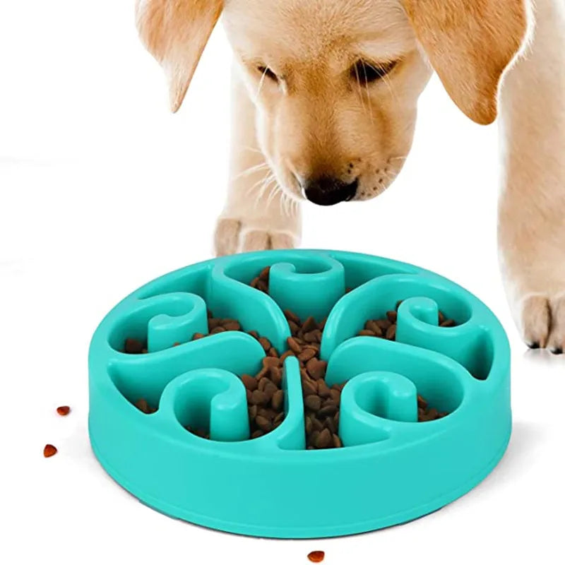 Cuenco Slow Feeder para Perros — Comedero Antiahogo con Laberinto