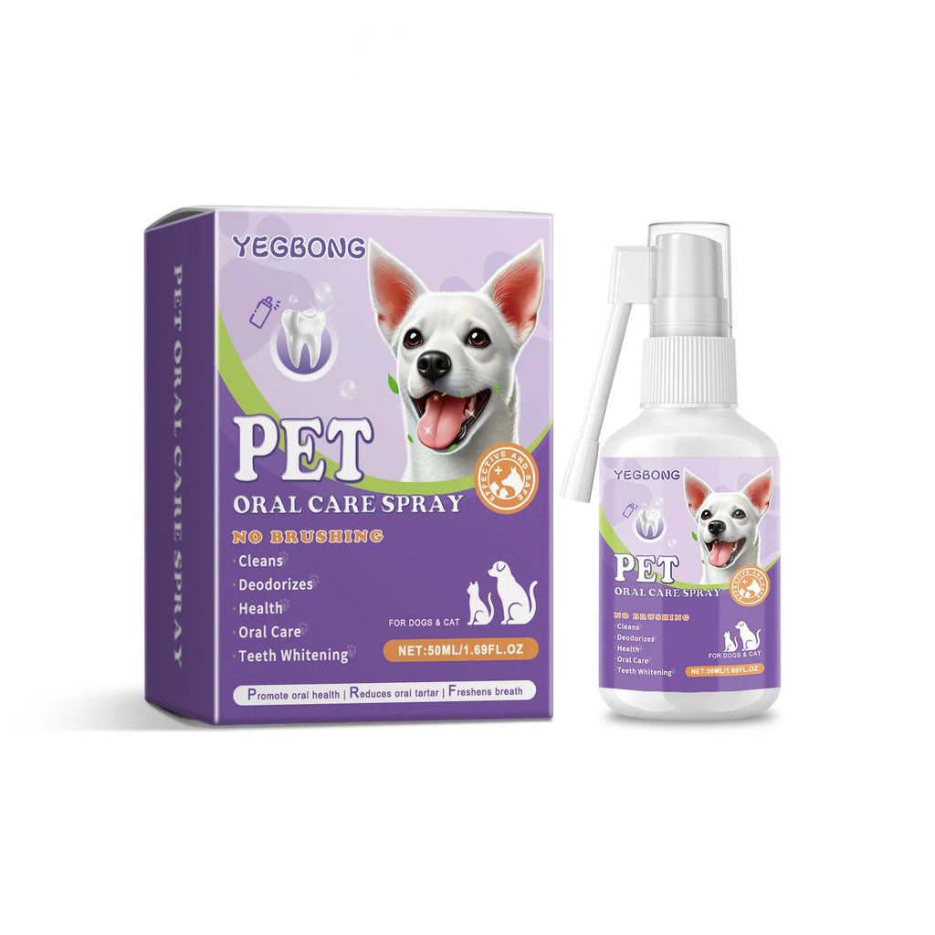 Spray Dental para Perros y Gatos — Aliento Fresco e Higiene Oral