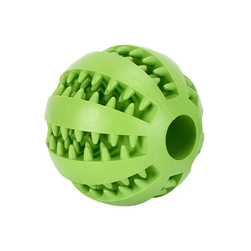 Pelota Interactiva de Premios para Perros — Juguete Resistente de Caucho