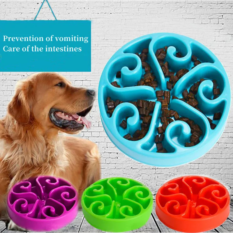 Cuenco Slow Feeder para Perros — Comedero Antiahogo con Laberinto