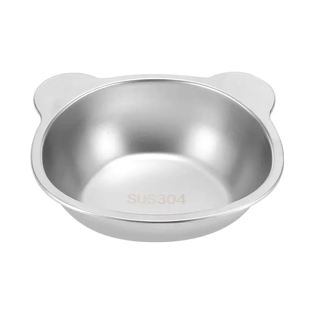 Cuenco Elevado Premium de Acero Inoxidable para Gatos y Perros