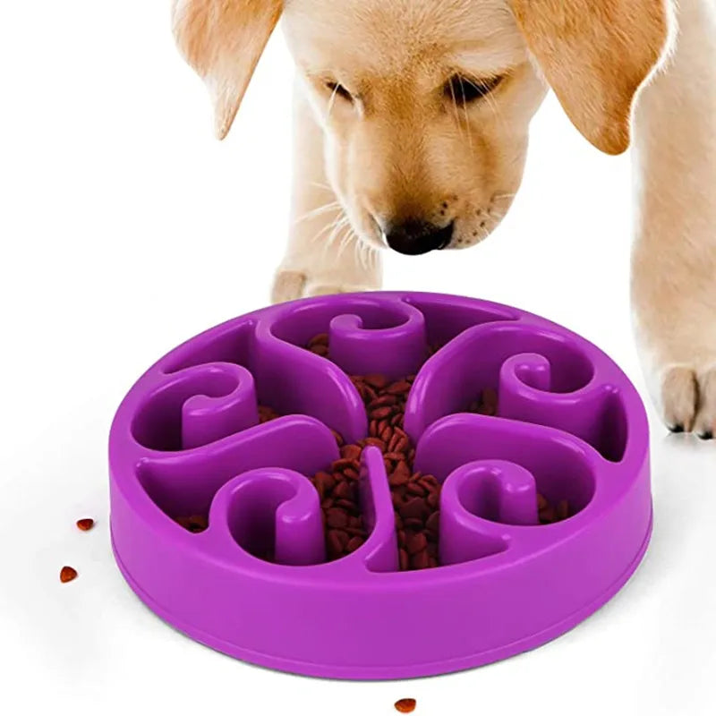 Cuenco Slow Feeder para Perros — Comedero Antiahogo con Laberinto