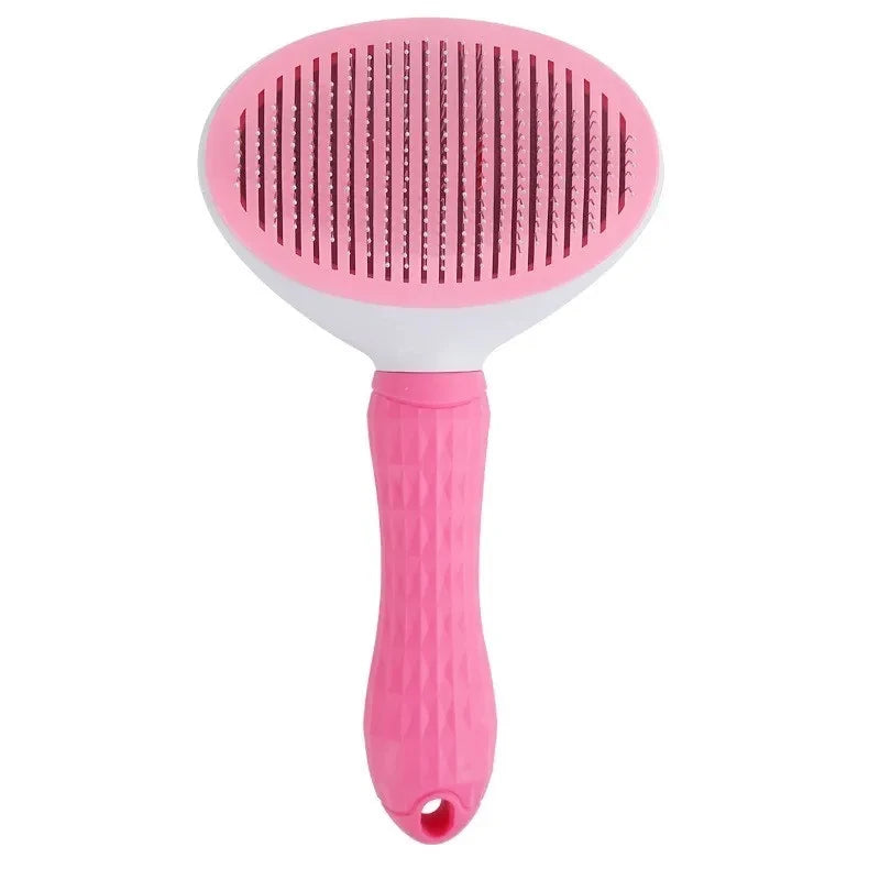 Cepillo Autolimpiable para Perros y Gatos — Desenredado y Eliminación de Pelo