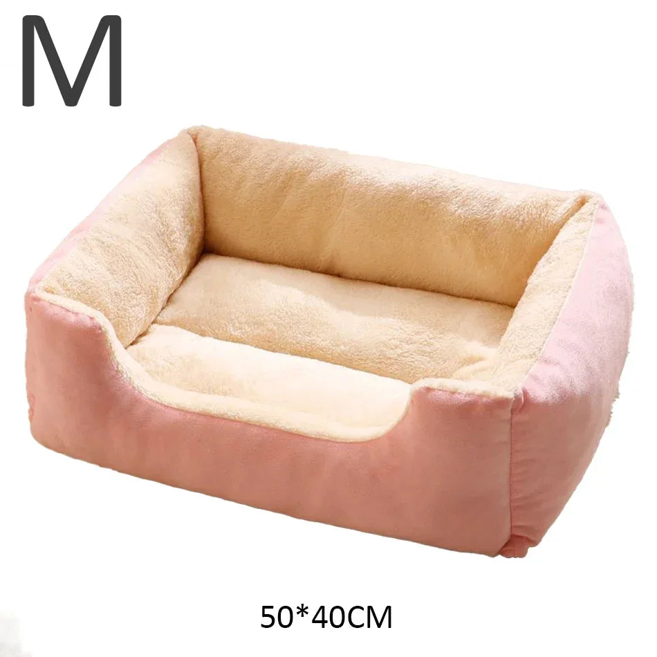 Cama Acogedora para Gatos y Perros Pequeños — Suave y Cómoda
