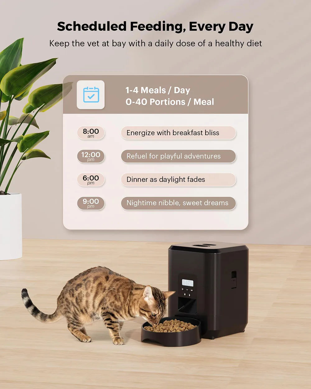 Comedero Automático Inteligente para Perros y Gatos