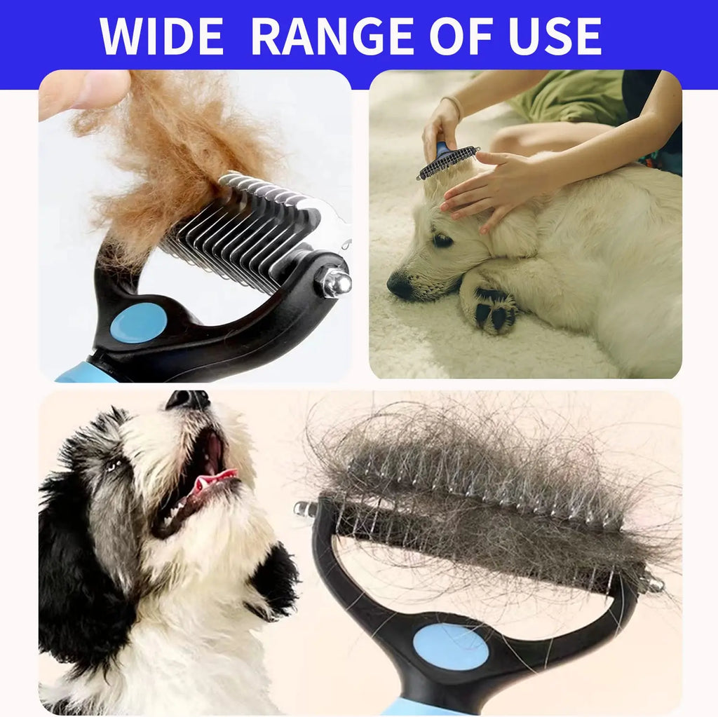 Cepillo Deslanador ProShed™ — Eliminador de Nudos y Pelo para Perros y Gatos