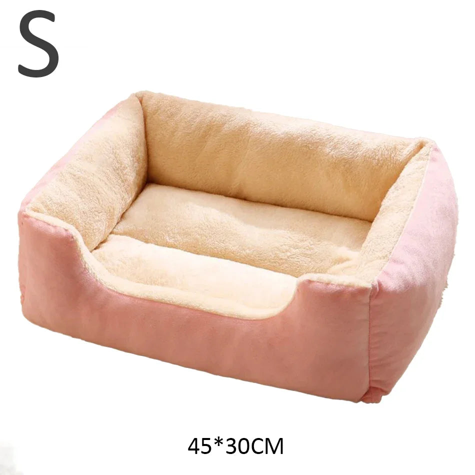 Cama Acogedora para Gatos y Perros Pequeños — Suave y Cómoda