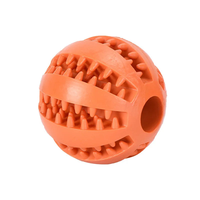 Pelota Interactiva de Premios para Perros — Juguete Resistente de Caucho