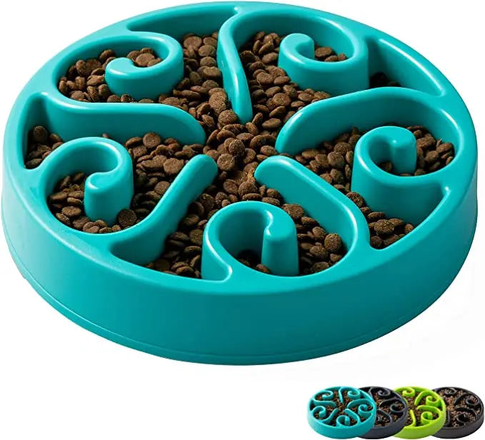 Cuenco Slow Feeder para Perros — Comedero Antiahogo con Laberinto