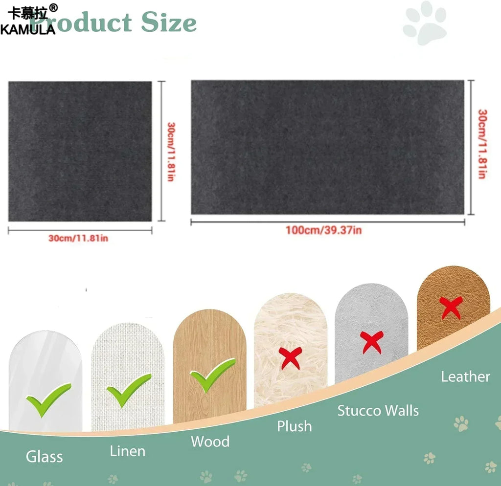 Protector Autoadhesivo para Arañazos de Gatos — Sofás y Muebles