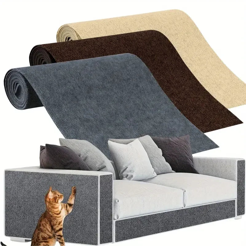 Protector Autoadhesivo para Arañazos de Gatos — Sofás y Muebles