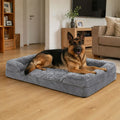 Cama Ortopédica para Perros Grandes y Mayores — Impermeable y Lavable