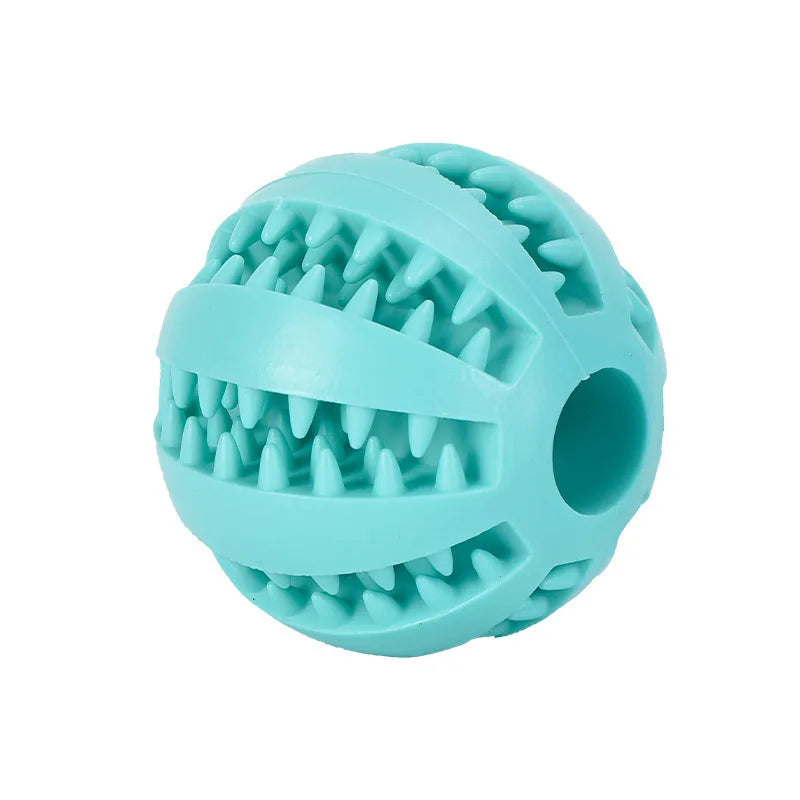 Pelota Interactiva de Premios para Perros — Juguete Resistente de Caucho