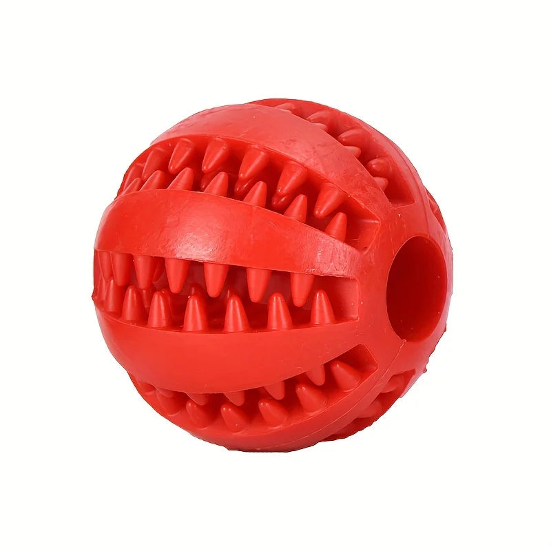 Pelota Interactiva de Premios para Perros — Juguete Resistente de Caucho