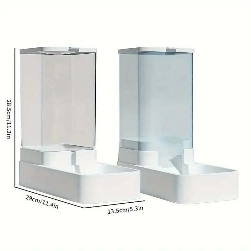 Set de Comedero y Dispensador de Agua por Gravedad 3,8 L