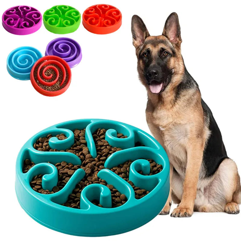 Cuenco Slow Feeder para Perros — Comedero Antiahogo con Laberinto
