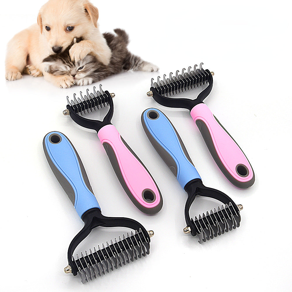 Cepillo Deslanador ProShed™ — Eliminador de Nudos y Pelo para Perros y Gatos