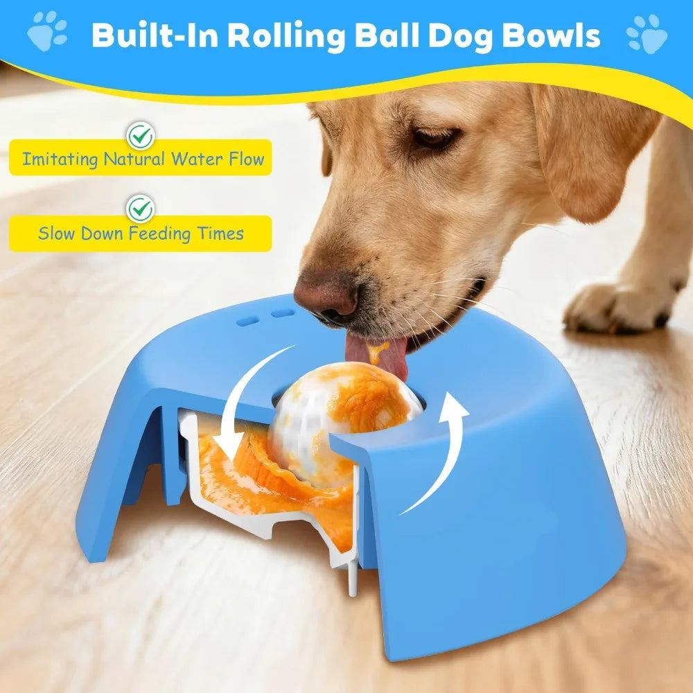 Set 1–3: Comedero Antiahogo y Alfombrilla Lick Mat para Perros y Gatos