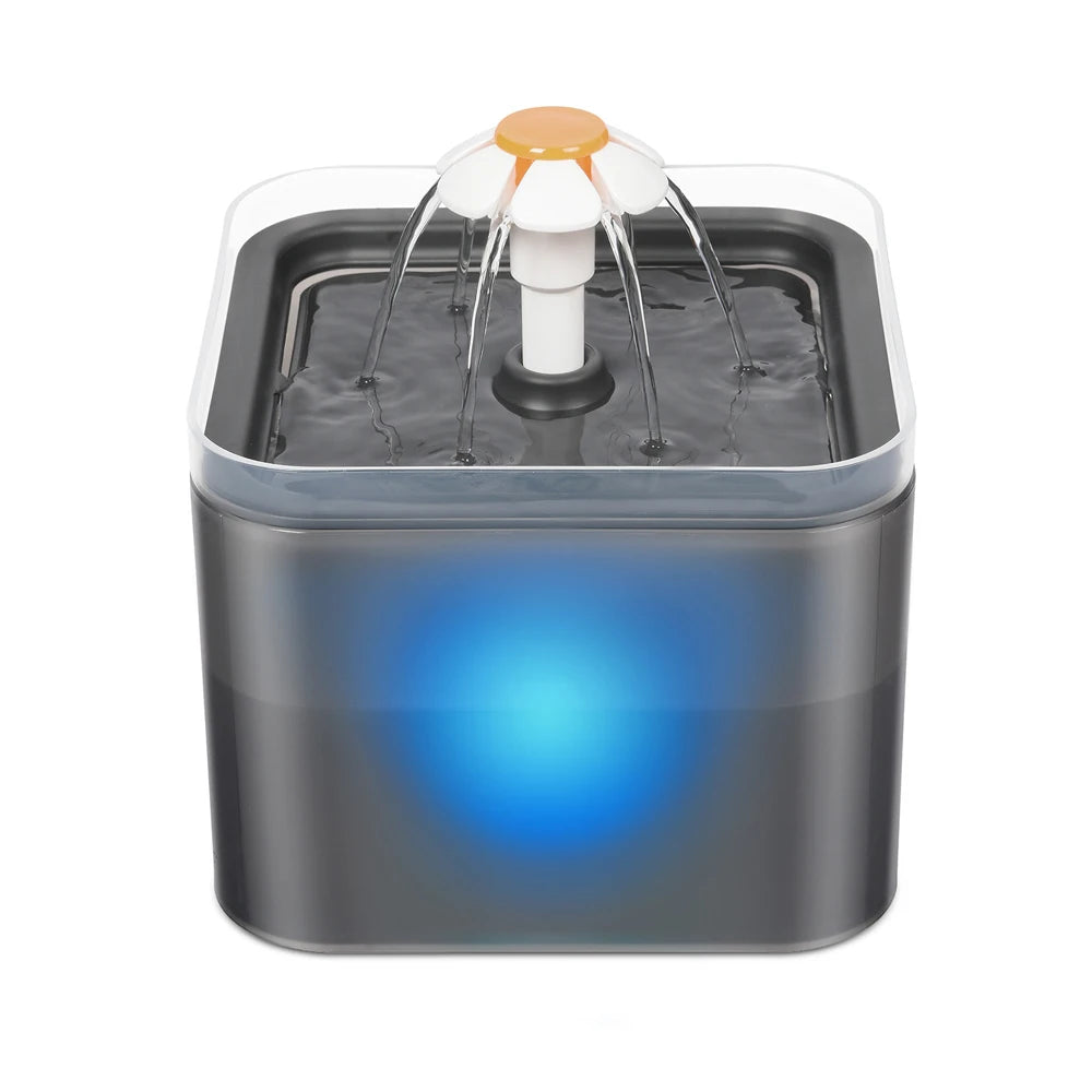 Fuente Inteligente de Agua 2 L para Mascotas — LED y USB