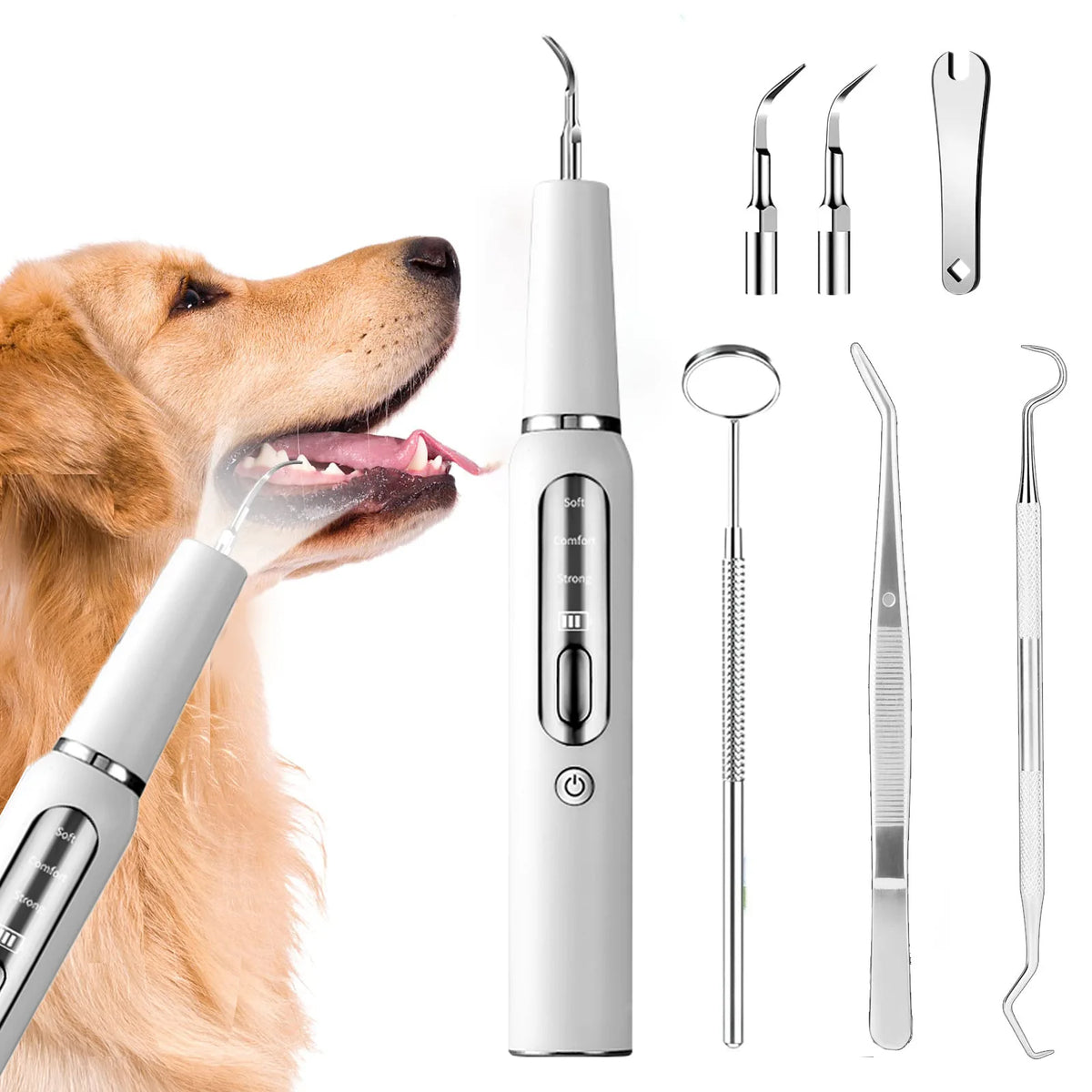 Limpiador Dental Ultrasónico para Mascotas