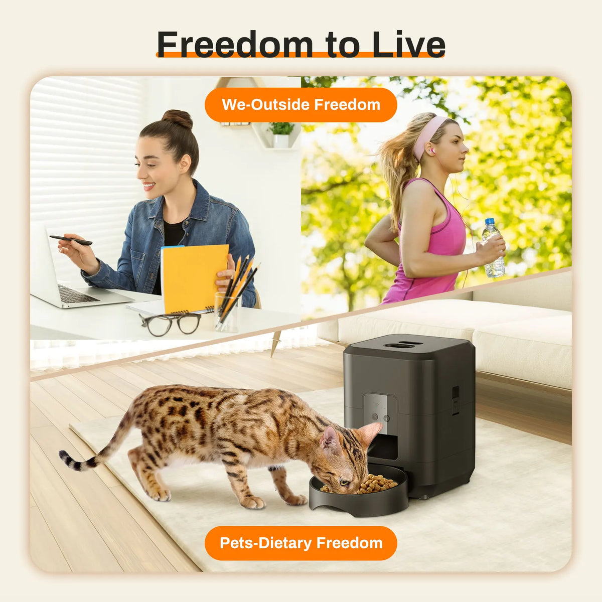 Comedero Automático Inteligente para Perros y Gatos