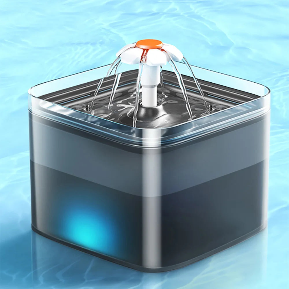 Fuente Inteligente de Agua 2 L para Mascotas — LED y USB