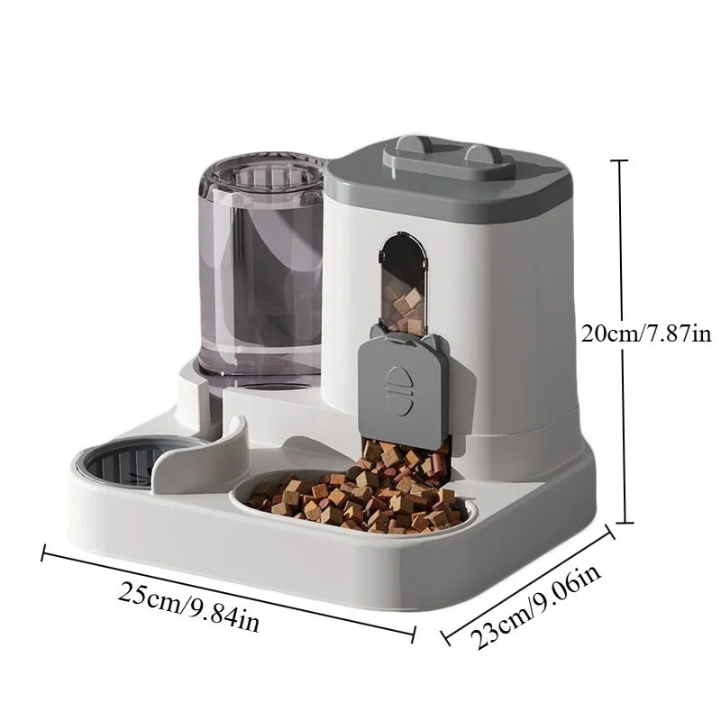 Comedero por Gravedad™ — Dispensador Automático de Comida y Agua