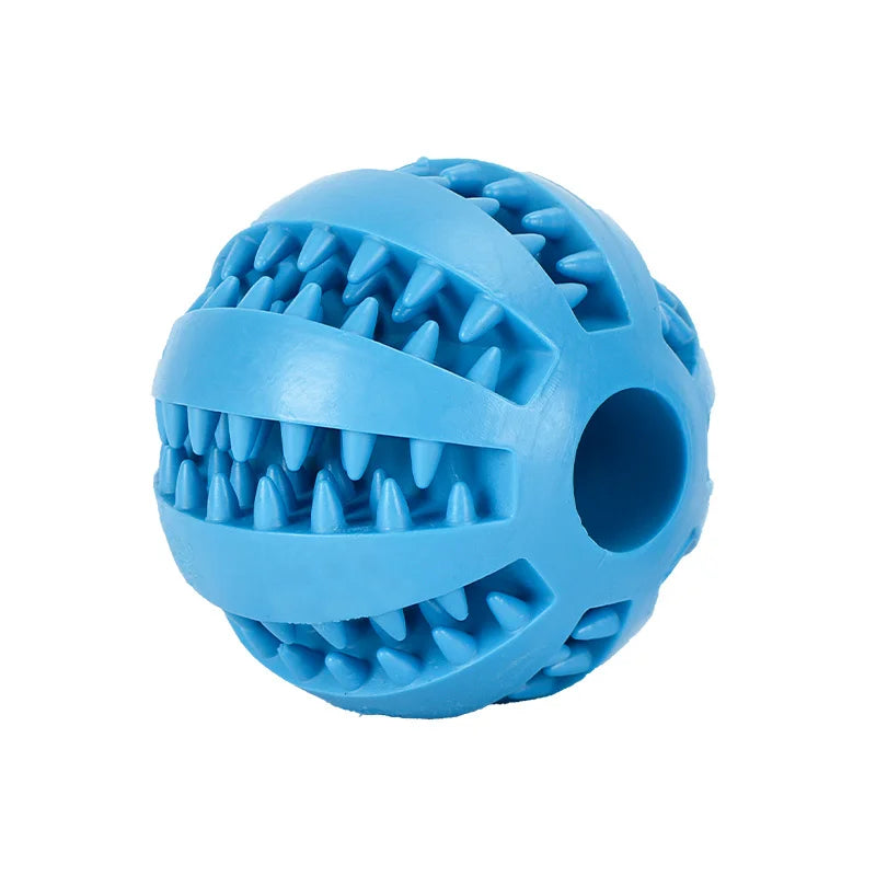 Pelota Interactiva de Premios para Perros — Juguete Resistente de Caucho