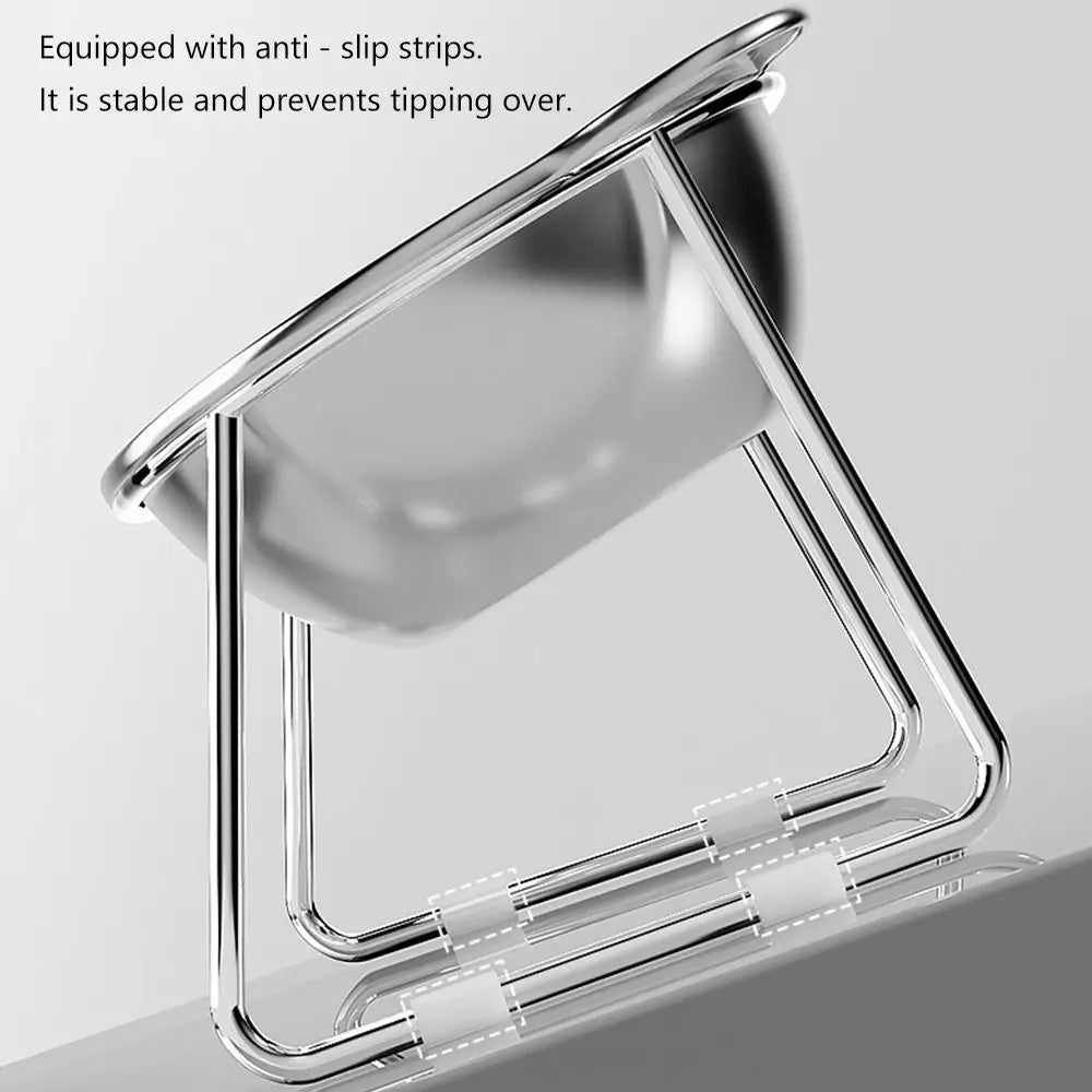 Cuenco Elevado Premium de Acero Inoxidable para Gatos y Perros