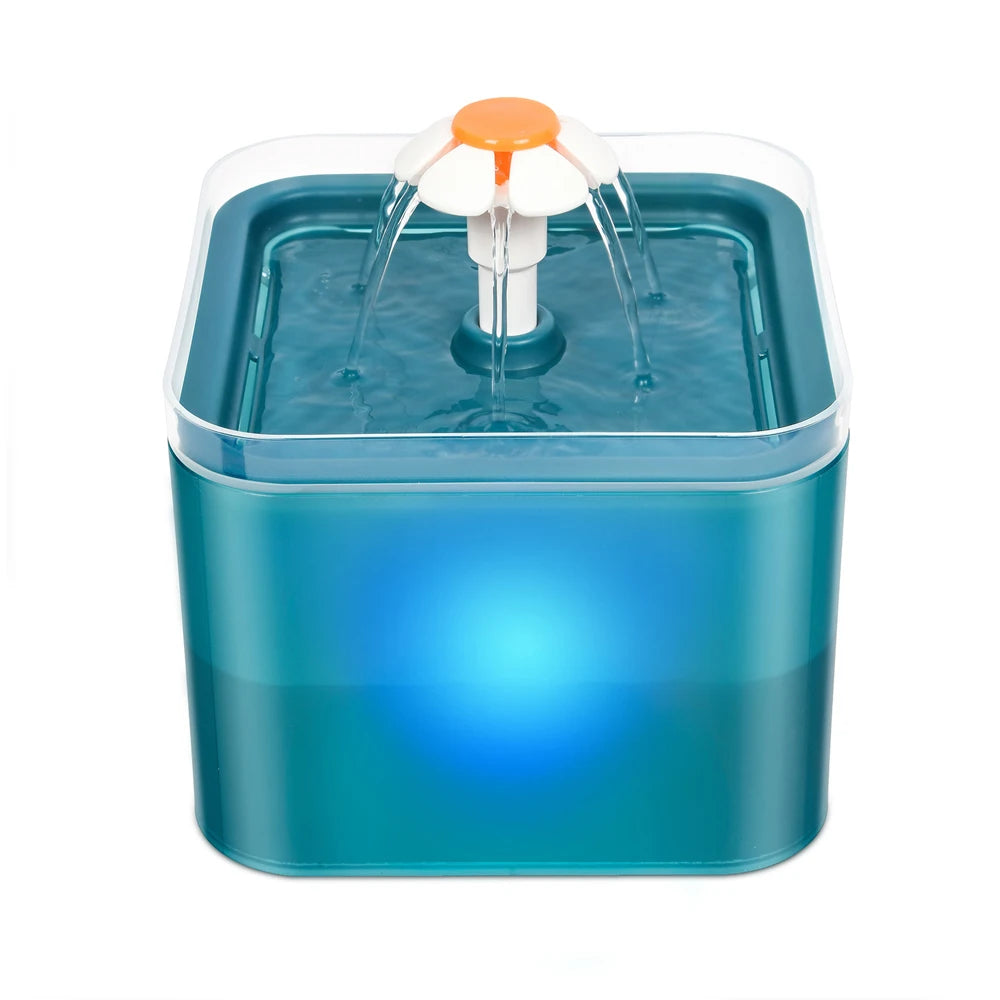 Fuente Inteligente de Agua 2 L para Mascotas — LED y USB