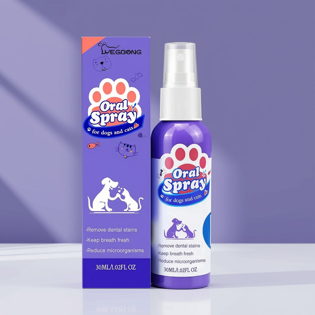 Spray de Higiene Dental y Eliminación de Sarro para Mascotas
